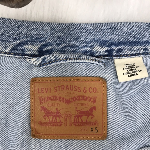 Levi’s vintage looking jean jacket size XS - Picture 5 of 8